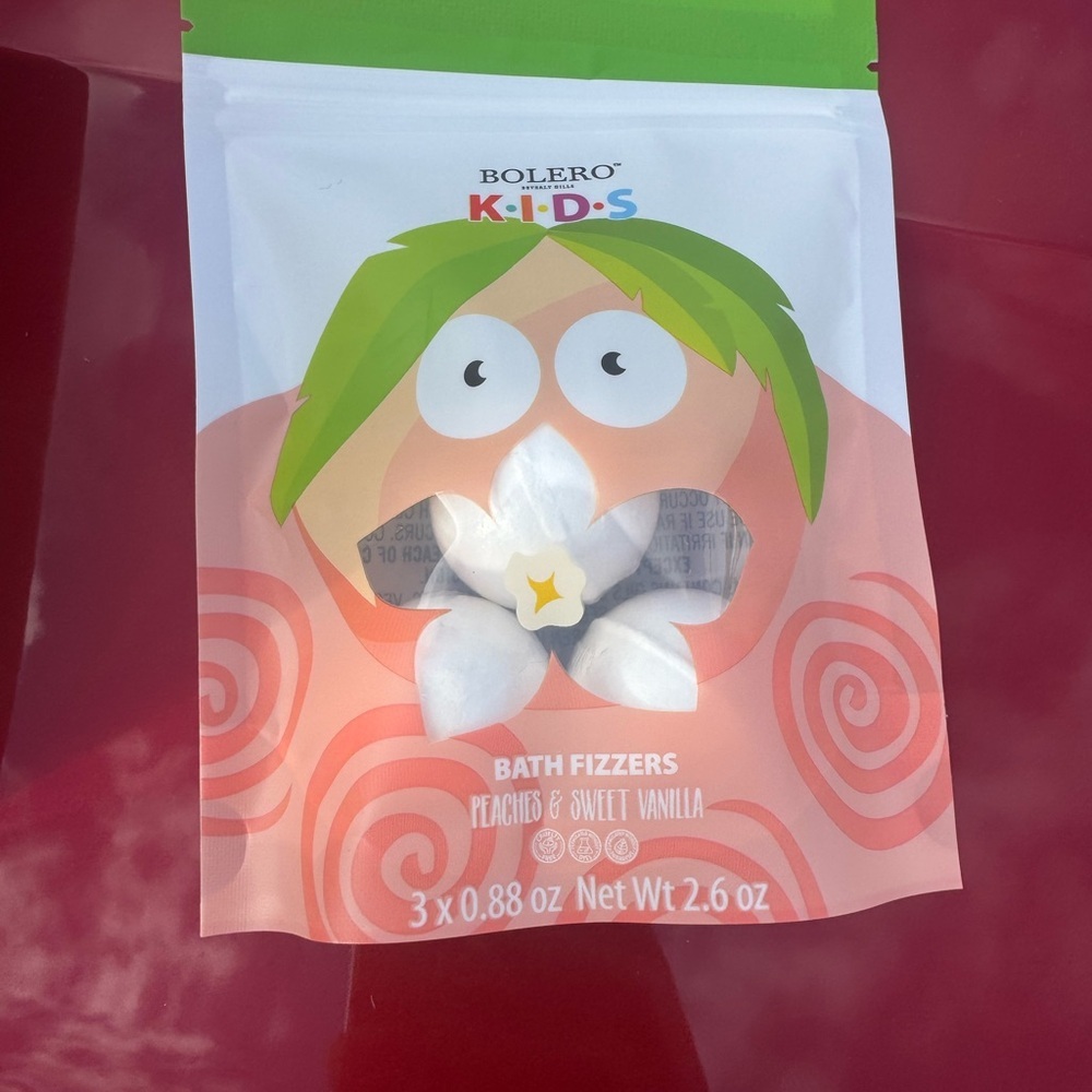 Kids Bath Fizzers - Green and White - Picture 4 of 6